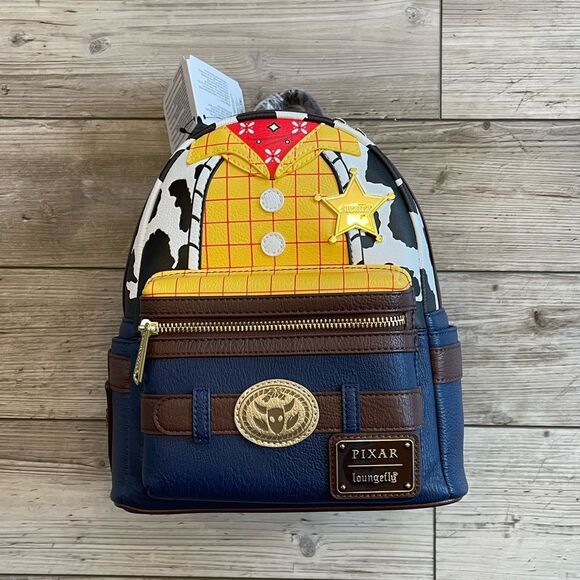 NWT Loungefly | Disney Pixar Sheriff Woody Toy Story Mini Backpack - Picture 1 of 7